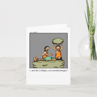 Funny Anaesthesiologist Greeting Card
