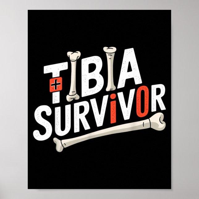 Funny Anatomy Going Tibia Okay Broken Leg Gift For Poster (Front)