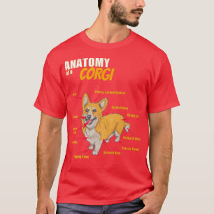Funny Anatomy Of A Corgi Dog Clothing For Him And  T-Shirt