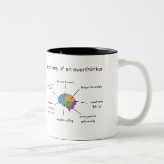 Funny Anatomy of an Overthinker mug