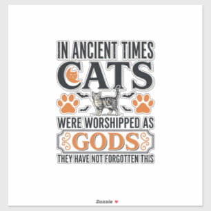 Funny Ancient Cats Worshipped As Gods Vintage Shir