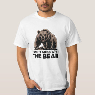 Funny and Bold Bear Lover Graphics T-Shirt