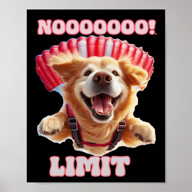 Funny And Cool Motivational Dog Sticker  Poster (Front)