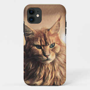 Funny And Crazy Cat Case-Mate iPhone Case