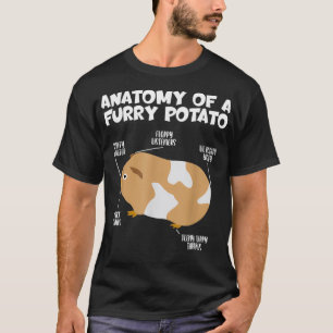 Funny And Cute Anatomy Of A Furry Potato Soft Guin T-Shirt
