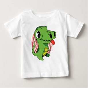 Funny And Cute Baby Dinosaur Baby T-Shirt