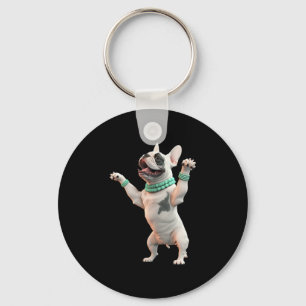 Funny and Cute Dancing Dog Key Ring