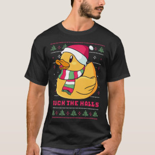 Funny and Cute Duck Puns Merry Christmas Duck The  T-Shirt