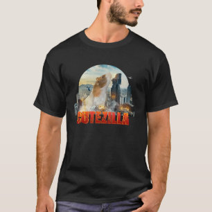 Funny and cute guinea pig is wild at Christmas  1 T-Shirt