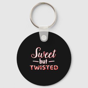 Funny And Cute Sweet But Twisted  Key Ring