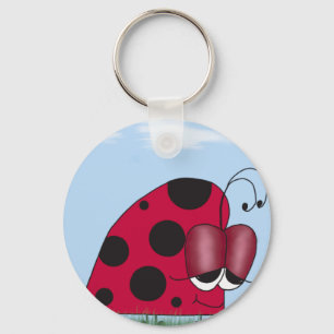 Funny and Euphoric Ladybug Key Ring