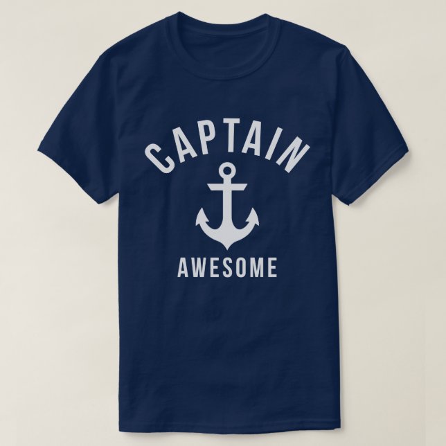 Funny and Hilarious Boat Captain's Shirt (Design Front)