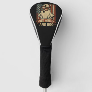 Funny and patriotic Red white and boo Golf Head Cover
