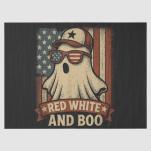 Funny and patriotic Red white and boo Tissue Paper