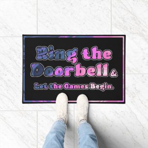 Funny and Sarcastic Welcome Mats   Ring the Bell