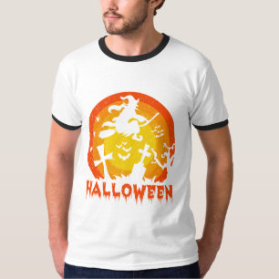 Funny And Scary Halloween witch costume T-Shirt