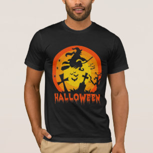 Funny And Scary Halloween witch costume T-Shirt