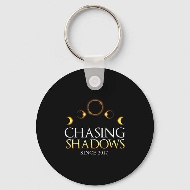 Funny And Solar Eclipse 2017 Total Solar Key Ring (Front)