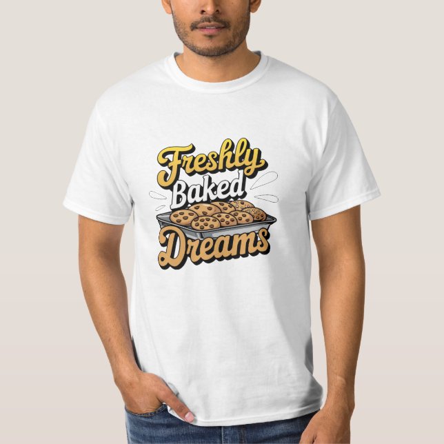 Funny and Sweet Cookie Lover Graphics T-Shirt (Front)
