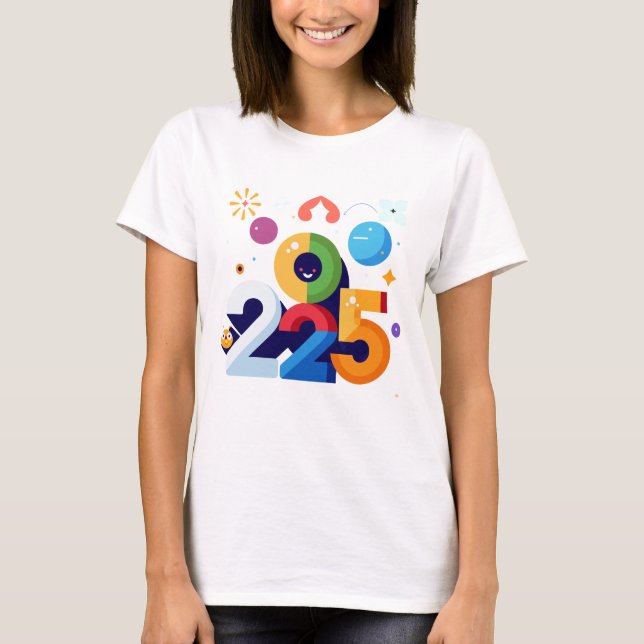 Funny and Witty Graphic Design 2025  T-Shirt (Front)