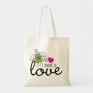Funny Angel - All I Meet Is Love 1 Tote Bag
