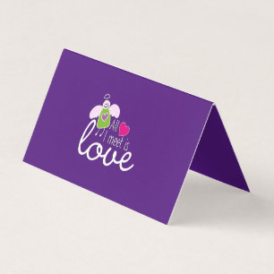 Funny Angel - All I Meet Is Love 2 Business Card