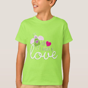Funny Angel - All I Meet Is Love 2 T-Shirt