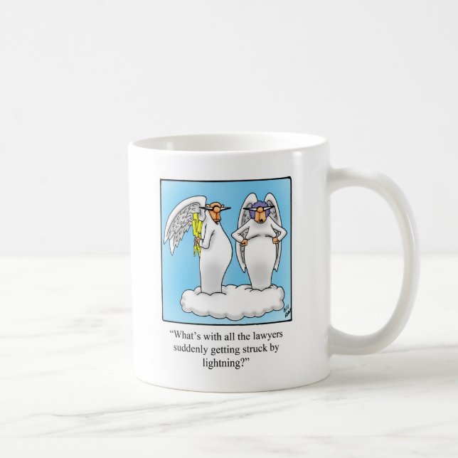 Funny Angel Cartoon Coffee Mug! Coffee Mug (Right)
