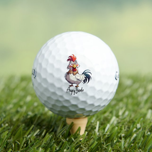 Funny Angry Birdie Golf Ball – Callaway Novelty  (Insitu Tee)
