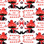 Funny Angry Black Twin Cats "Bah Humbug" Wrapping Paper<br><div class="desc">If you're looking for a unique and fun way to wrap your holiday gifts, look no further than our Funny Angry Black Twin Cats "Bah Humbug"! This hilarious paper is sure to get a laugh from your friends and family, and it's sure to make your gifts stand out from the...</div>