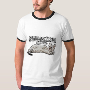 Funny angry cat meme for cat owners & lovers T-Shirt