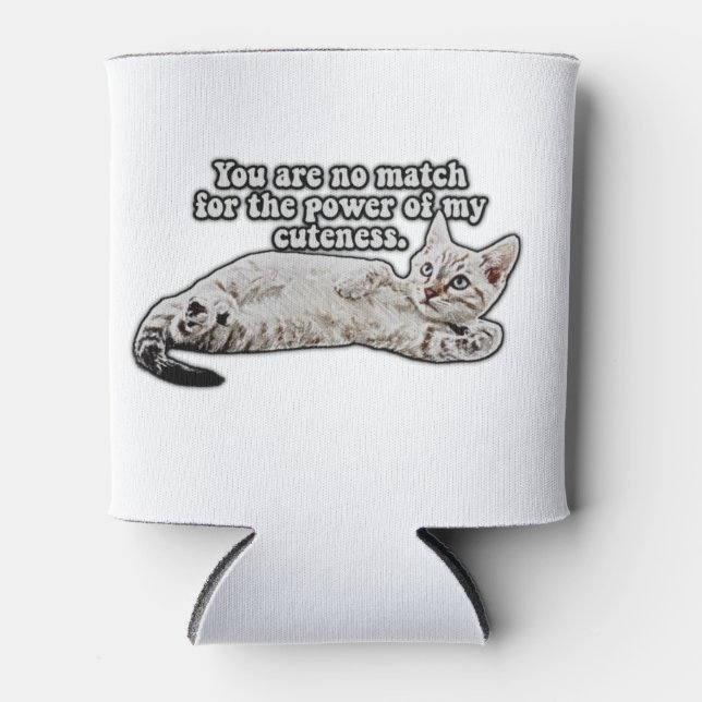 Funny angry cat meme for kitty owners and lovers can cooler (Front)