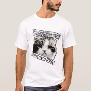Funny angry cat meme for kitty owners T-Shirt