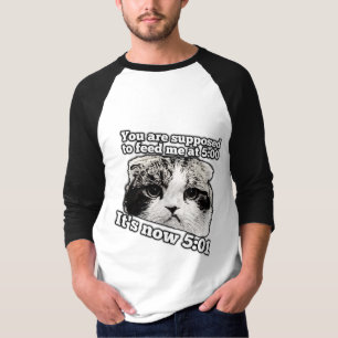 Funny angry cat meme for kitty owners T-Shirt