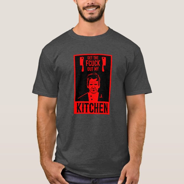 Funny Angry Chef T-Shirt (Front)