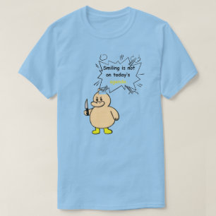 Funny Angry Duck  T-Shirt