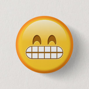 Funny angry emoji button