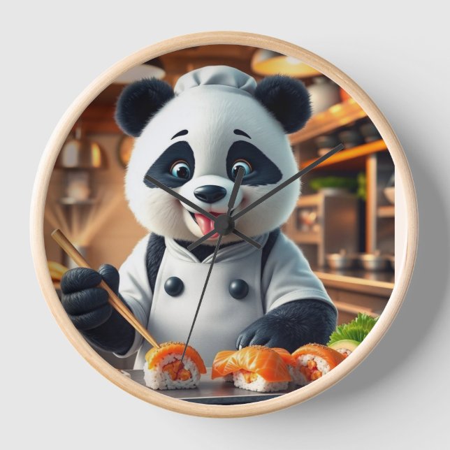 Funny animal art – perfect gift for animal lovers  clock (Front)