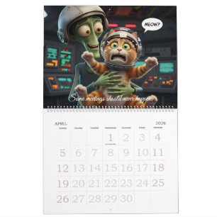 Funny Animal Calendar – Quirky & Edgy Humor