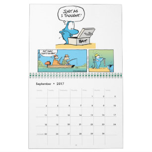 Funny Animal Cartoon Calendar