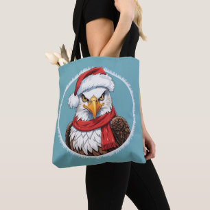Funny Animal Christmas Favourites - Eagle 2 Tote Bag