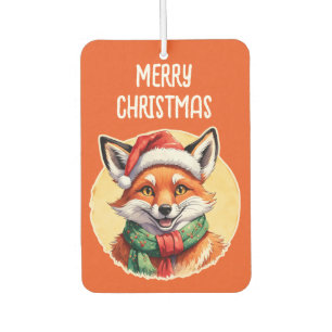Funny Animal Christmas Favourites - Fox 1 Car Air Freshener