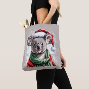 Funny Animal Christmas Favourites - Koala 1 Tote Bag
