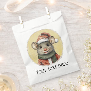 Funny Animal Christmas Favourites - Mouse 1 Favour Bags