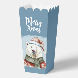 Funny Animal Christmas Favourites - Polar Bear 1 Favour Box