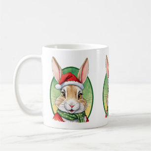 Funny Animal Christmas Favourites - Rabbit 5 Coffee Mug