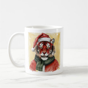 Funny Animal Christmas Favourites - Tiger 1 Coffee Mug