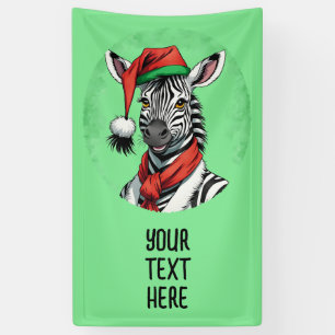Funny Animal Christmas Favourites - Zebra 1 Banner
