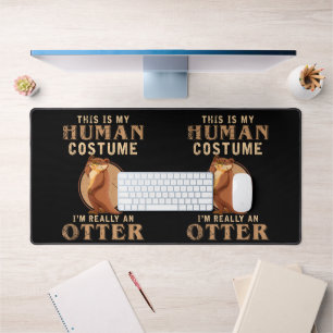 Funny Animal Costume Zoo Keeper Desk Mat