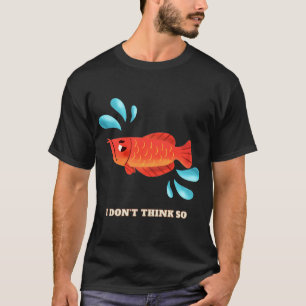 Funny Animal Fish Design T-Shirt